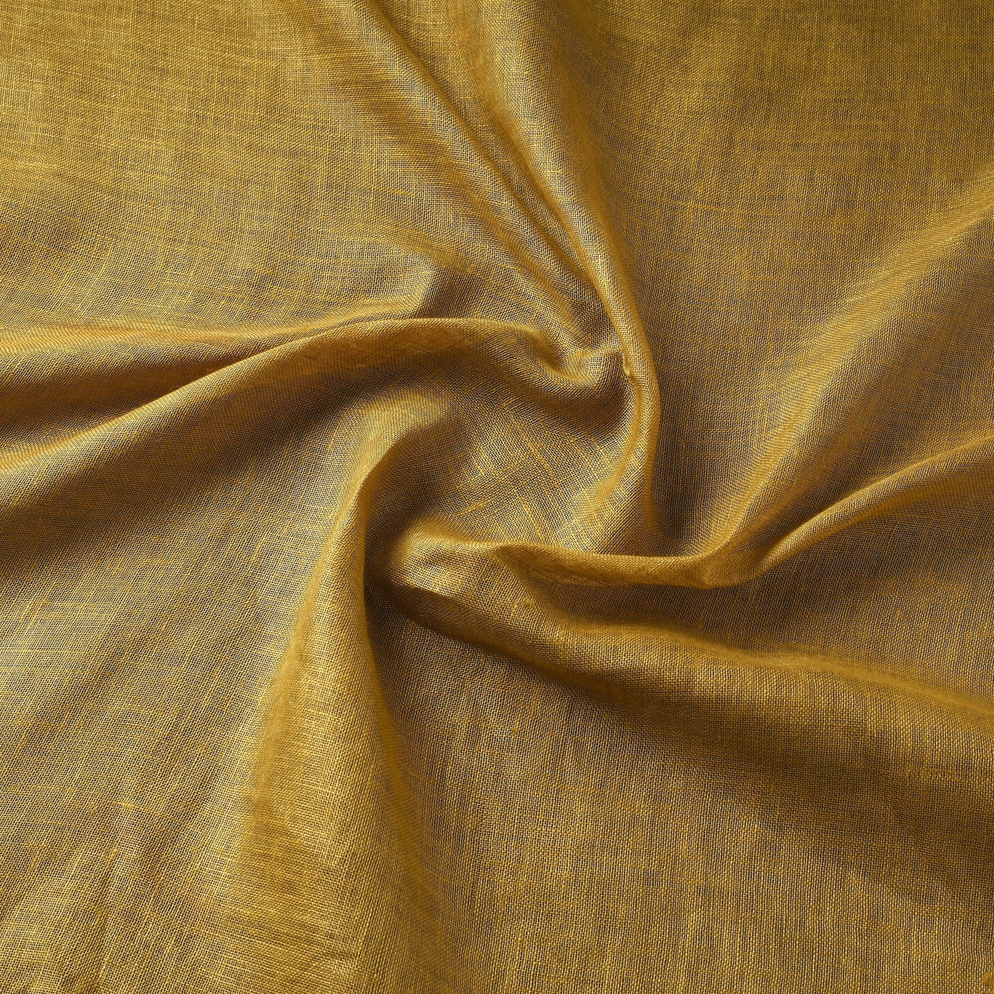 Yellow - handloom linen bhagalpuri fabric 06 - handcrafted