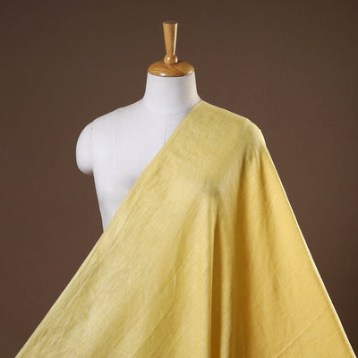 Yellow - handloom linen bhagalpuri fabric 14 - handcrafted