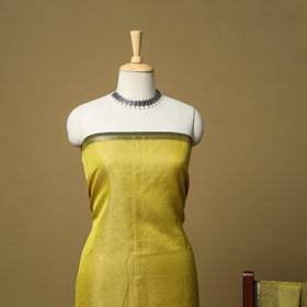 Handloom maheshwari silk tissue zari 2pc unstitched dress