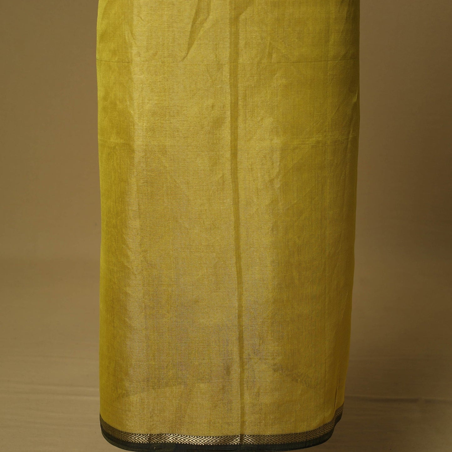 Handloom maheshwari silk tissue zari 2pc unstitched dress