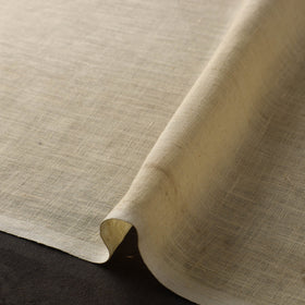  Yellow Handloom Pure Linen Bhagalpuri Fabric 