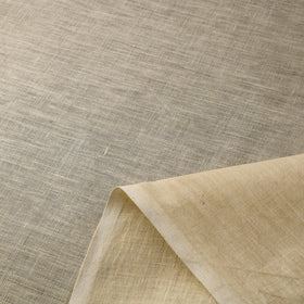  Yellow Handloom Pure Linen Bhagalpuri Fabric 