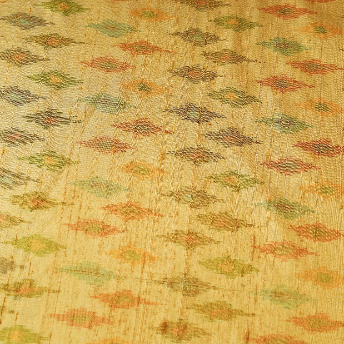  Handloom Raw Silk Pochampally Ika Fabric