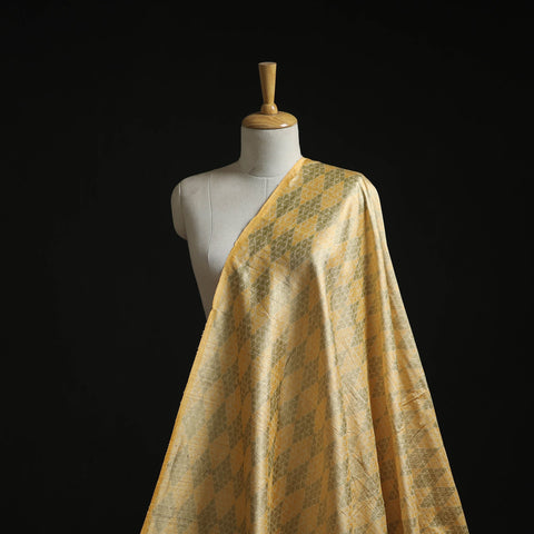 Handloom raw silk pochampally ikat fabric 10 - handcrafted