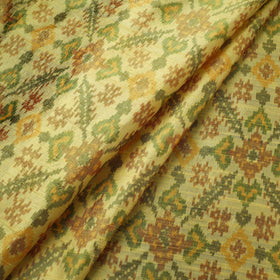 Handloom raw silk pochampally ikat fabric 14 - handcrafted