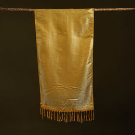 Handloom semi silk jacquard weave banarasi stole