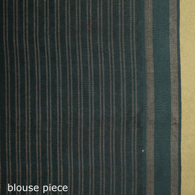 Yellow - handloom tussar silk zari border bhagalpuri saree