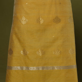 Handloom zari buti chanderi silk 2pc unstitched dress