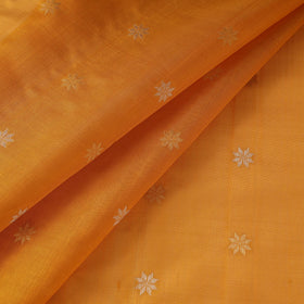 Handloom zari buti pure chanderi silk fabric 01