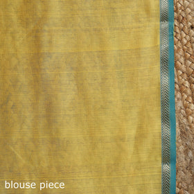 Handloom zari work chanderi silk saree 16 - handcrafted