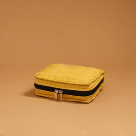 Handmade 4 pockets quilted jewellery bag 01 - handcrafted