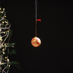 Handmade christmas ornament ball hanging 08 - handcrafted