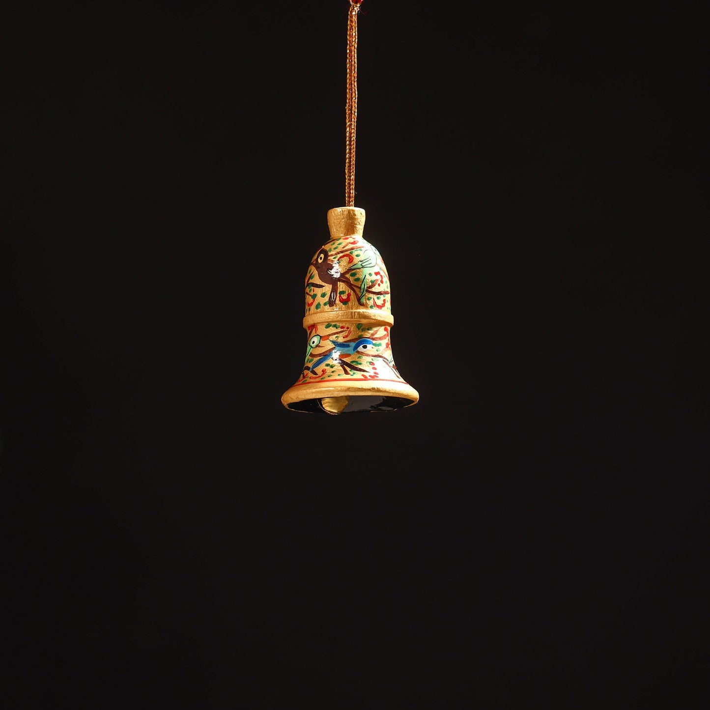 Handmade christmas ornament bell hanging 12 - handcrafted