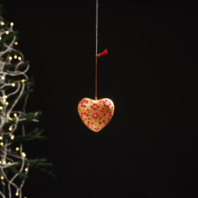Handmade christmas ornament bird hanging 16 - handcrafted