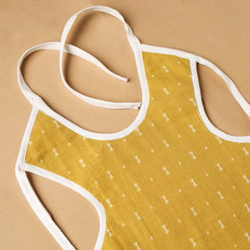 Yellow Handmade Cotton Baby Bib