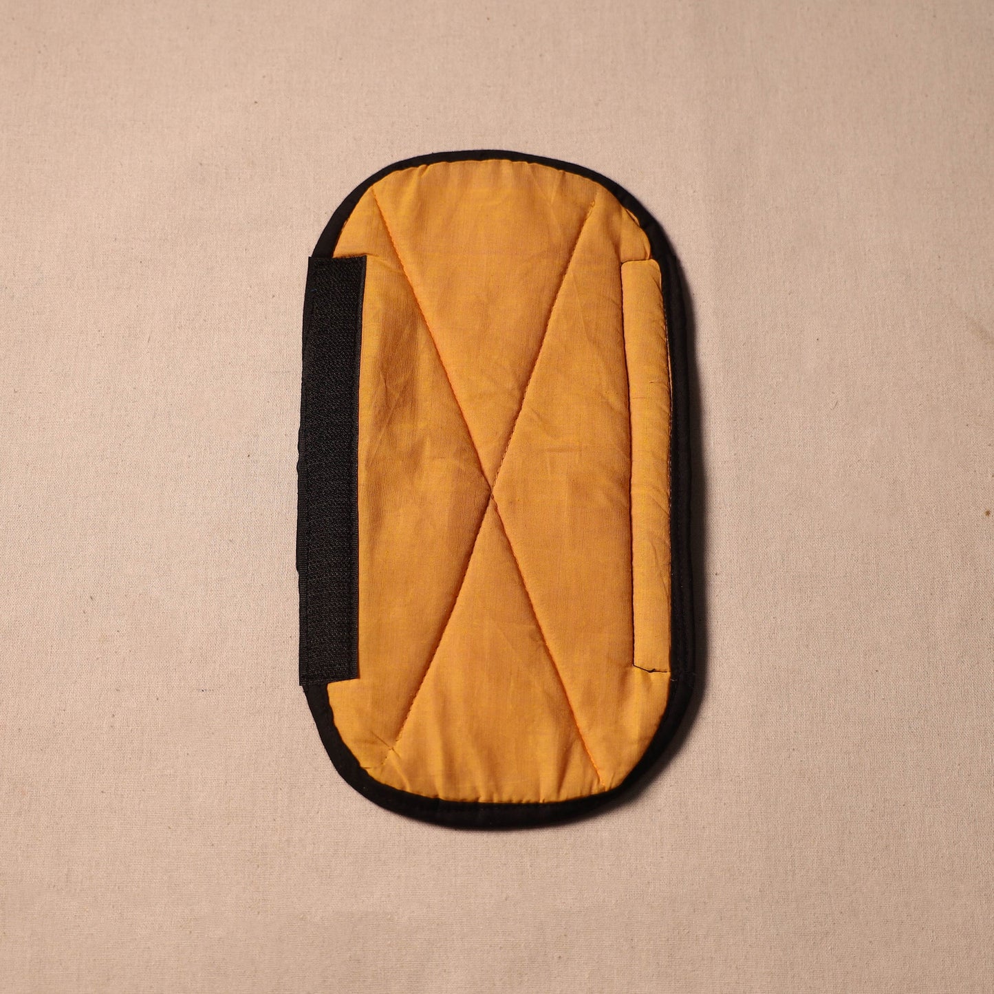 Buy Handmade Cotton Yellow Fridge Handle Cover 13