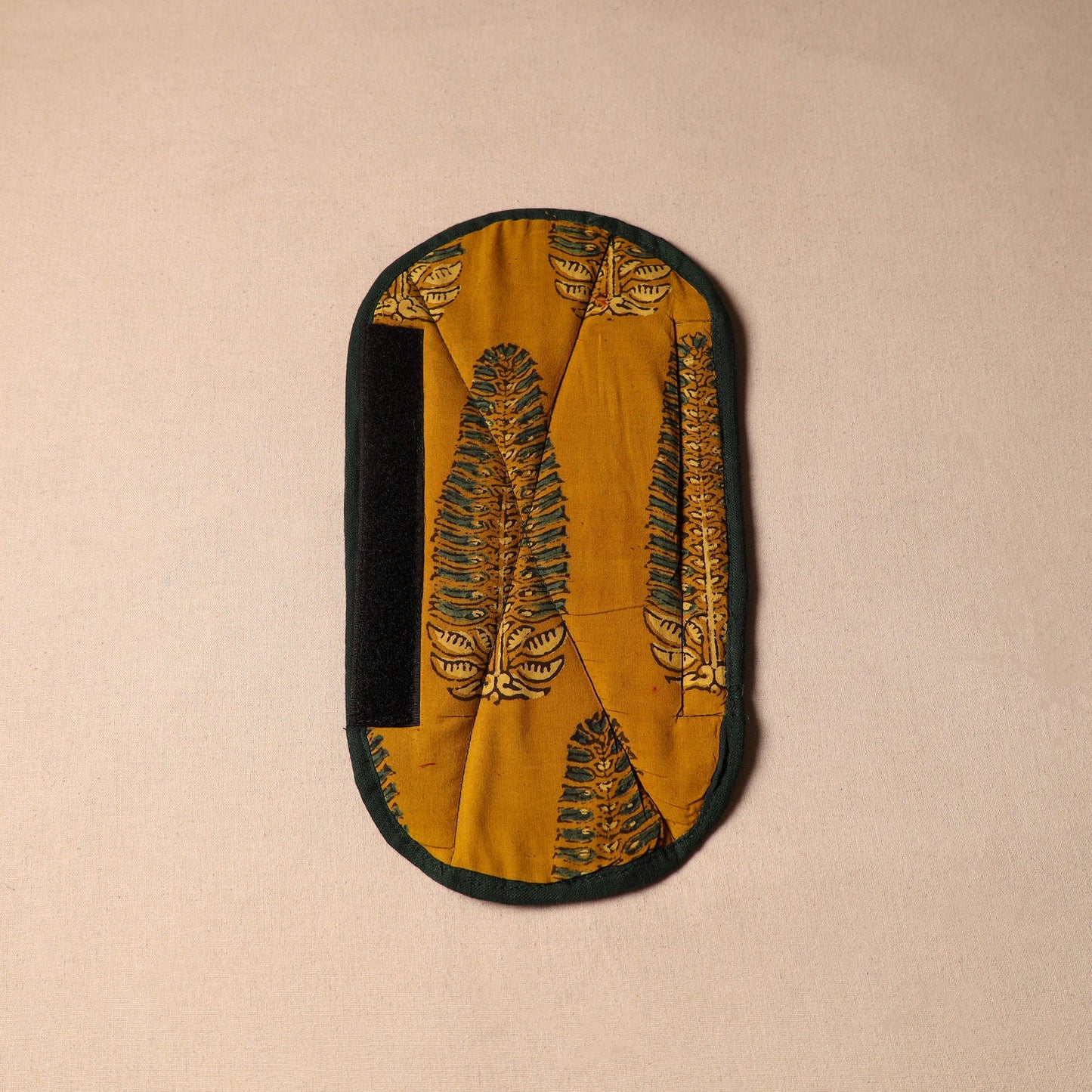 Yellow - handmade cotton fridge handle cover 35