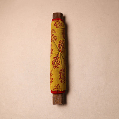 Buy Handmade Cotton Yellow Fridge Handle Cover