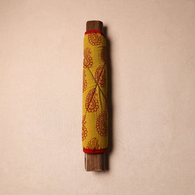 Buy Handmade Cotton Yellow Fridge Handle Cover