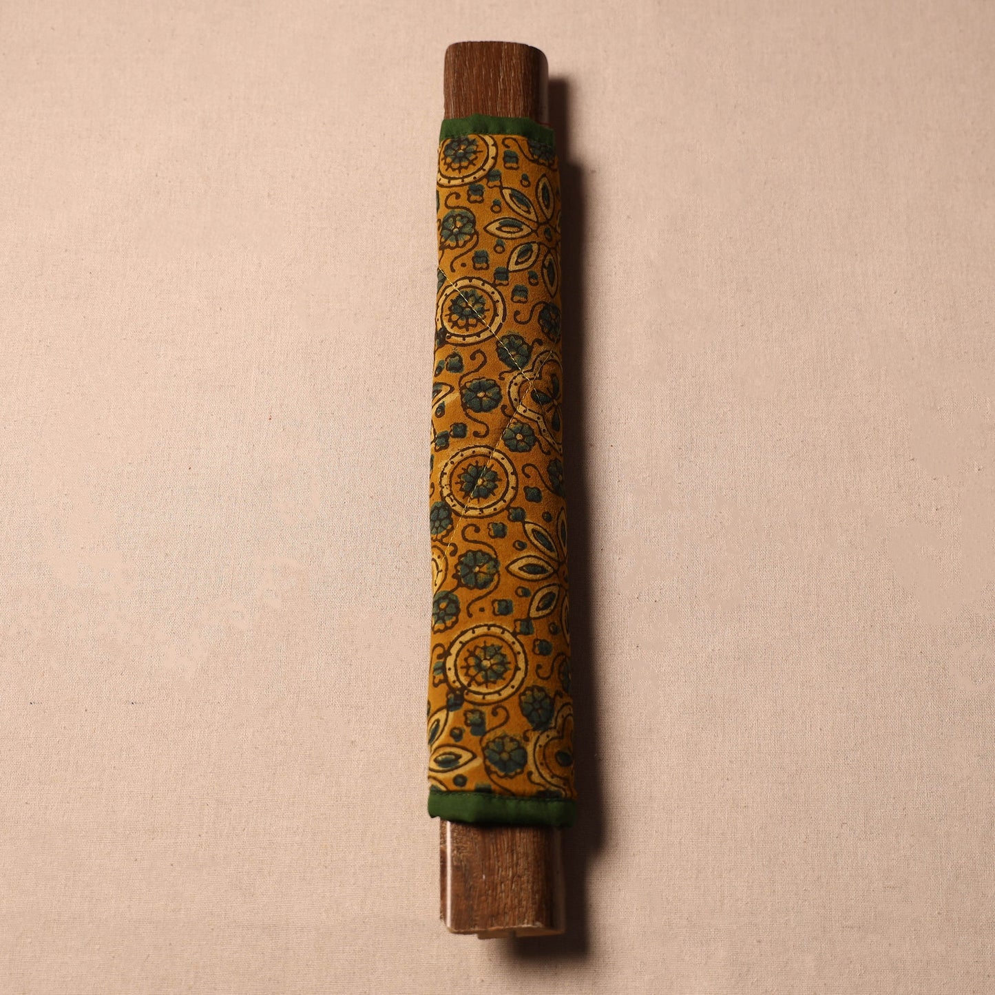 Buy Handmade Cotton Yellow Fridge Handle Cover