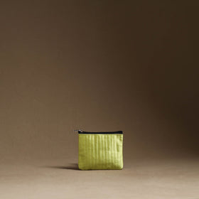 Yellow - handmade cotton multipurpose utility pouches (set