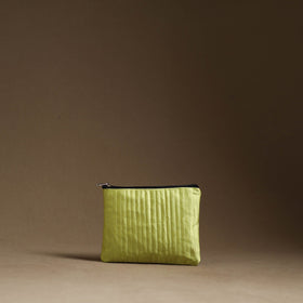 Yellow - handmade cotton multipurpose utility pouches (set