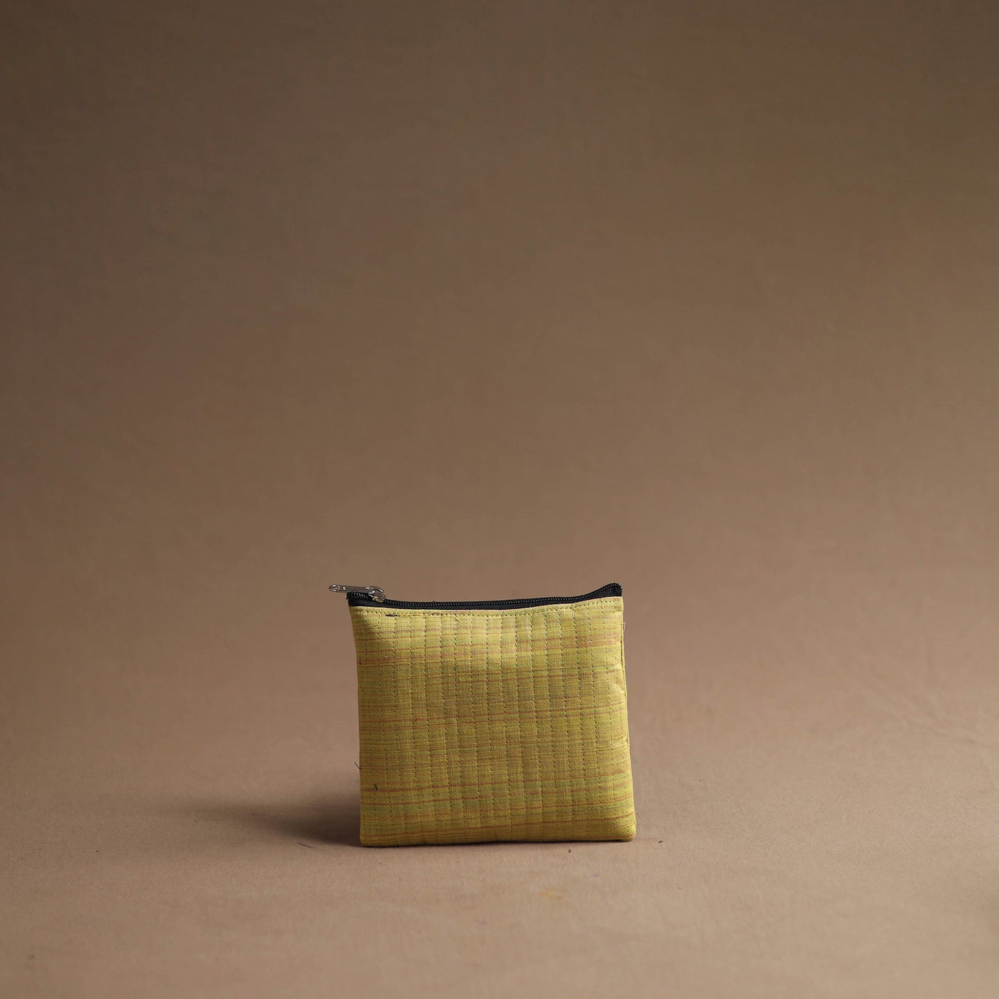 Yellow - handmade cotton multipurpose utility pouches (set