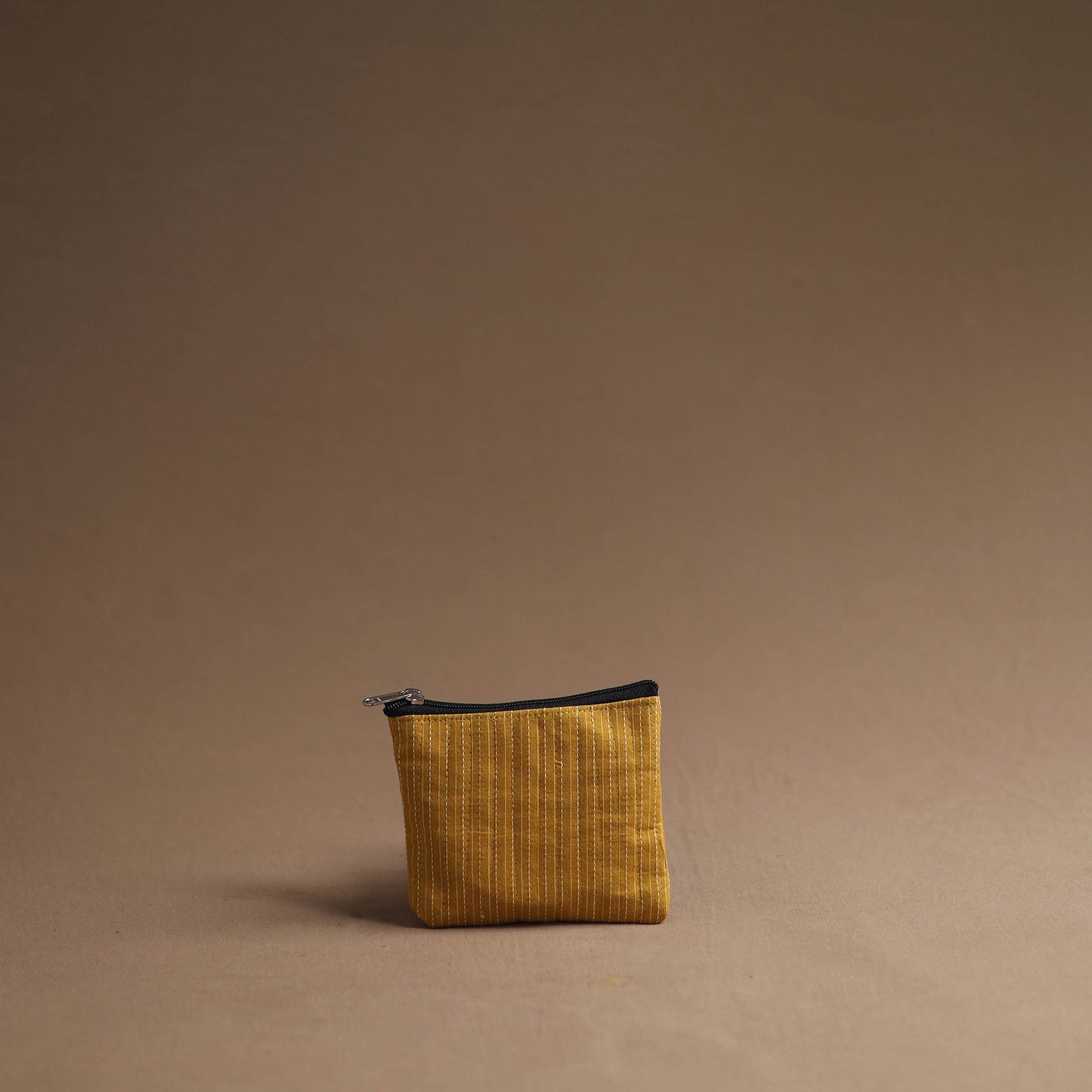 Yellow Handmade Cotton Multipurpose Utility Pouches (set of 3)