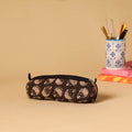 Handmade cotton quilted pencil pouch 15 - handcrafted