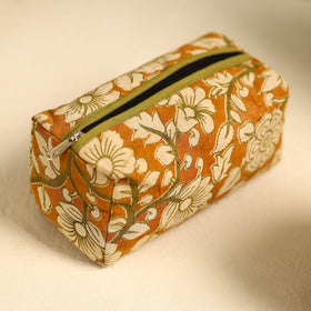  Yellow Handmade Cotton Toiletry Bags (Set of 3) 