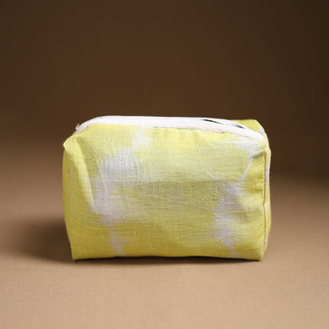 Handmade Cotton Toiletry Pouch - Eco-Friendly