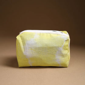 Handmade Cotton Toiletry Pouch - Eco-Friendly