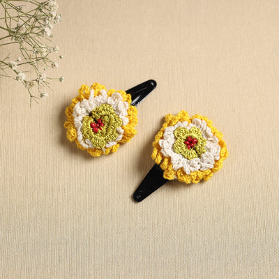  Handmade Crochet Tik-Tak Hair Clip (set of 2) 05 