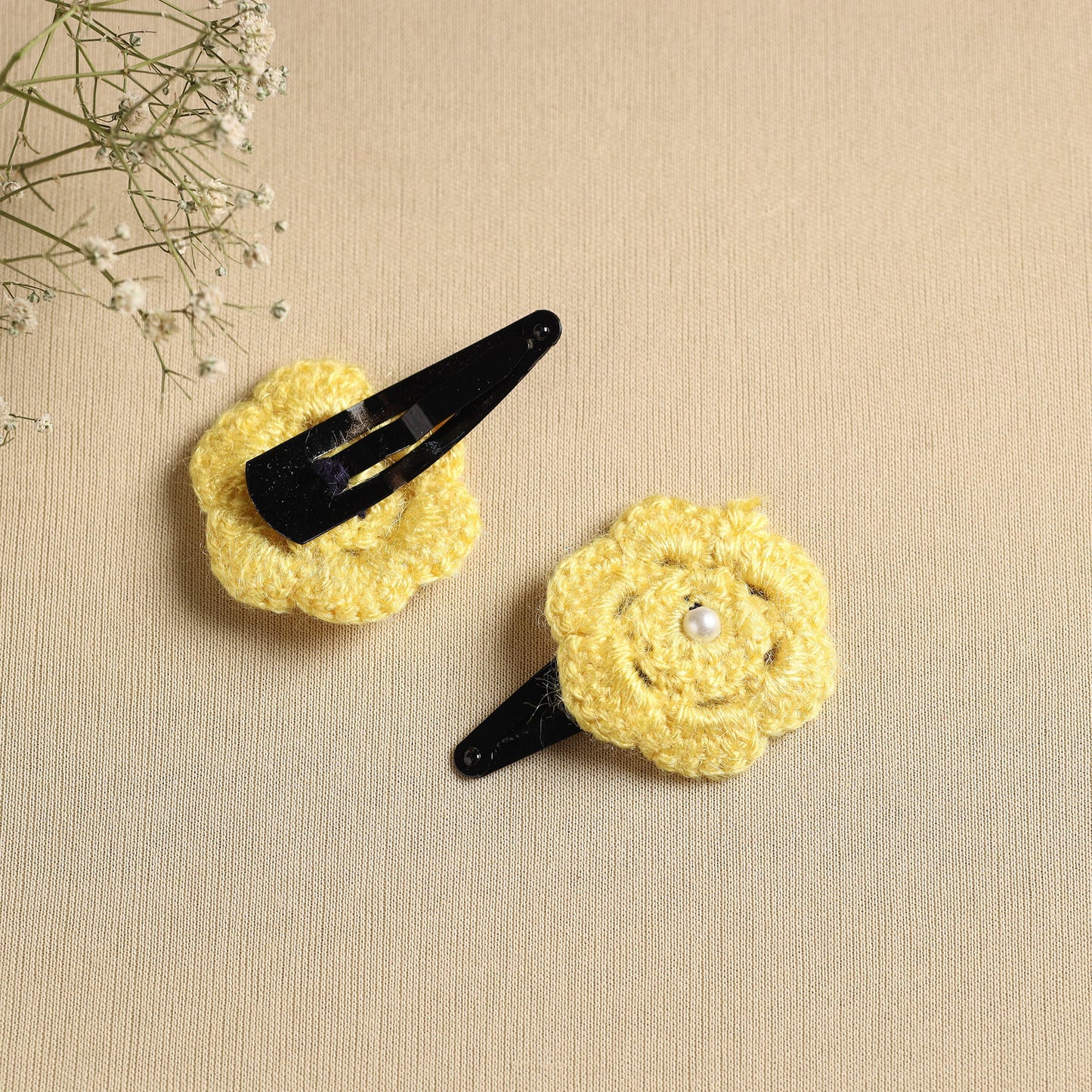  Handmade Crochet Tik-Tak Hair Clip (set of 2) 13 
