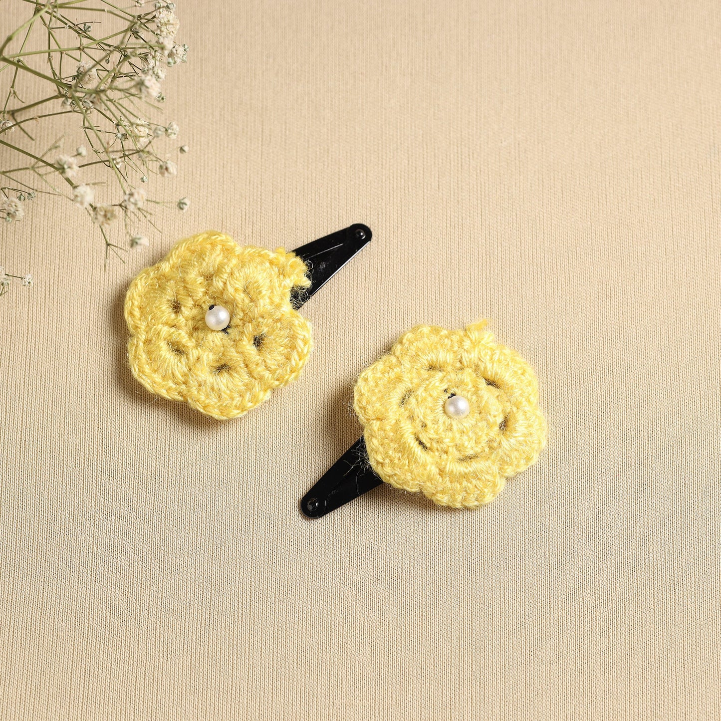  Handmade Crochet Tik-Tak Hair Clip (set of 2) 13 
