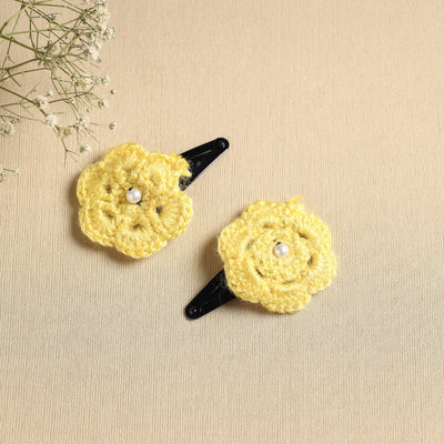  Handmade Crochet Tik-Tak Hair Clip (set of 2) 13 