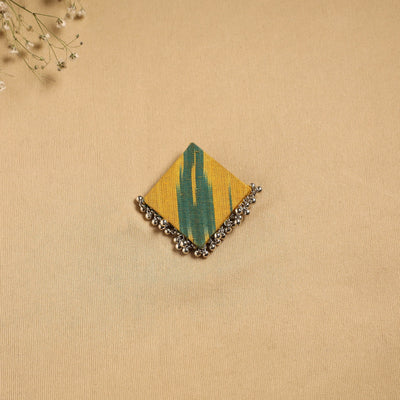 Handmade fabart ghungroo work hair clip 20 - handcrafted