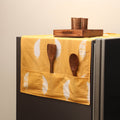 Handmade fridge top cover with multiple pockets 05