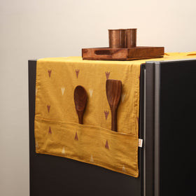 Handmade fridge top cover with multiple pockets 06