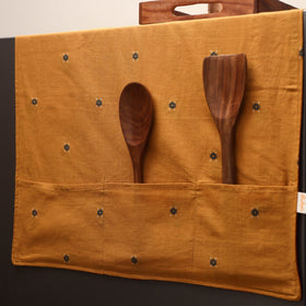 Handmade fridge top cover with multiple pockets 09