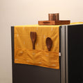 Handmade fridge top cover with multiple pockets 12