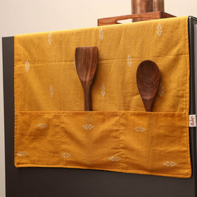 Handmade fridge top cover with multiple pockets 12