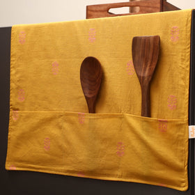 Handmade fridge top cover with multiple pockets 15