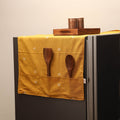 Handmade fridge top cover with multiple pockets 16