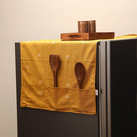 Handmade fridge top cover with multiple pockets 16