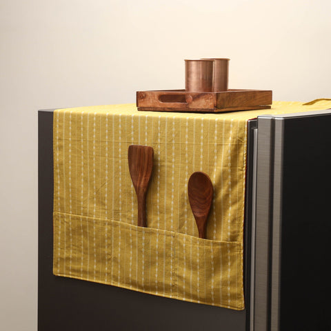 Handmade fridge top cover with multiple pockets 19