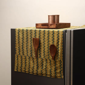 Handmade fridge top cover with multiple pockets 36