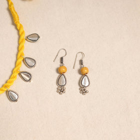 Yellow - handmade german silver necklace set 09
