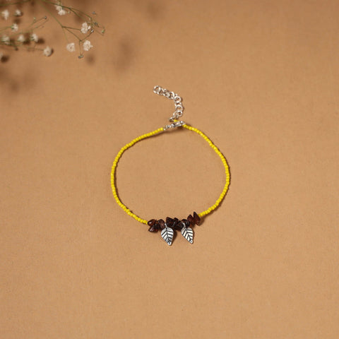 Handmade gs bead work anklet 05 - handcrafted