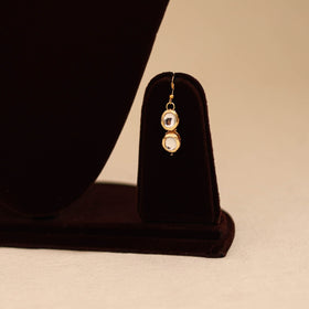 Yellow - handmade kundan work necklace set 01 - handcrafted